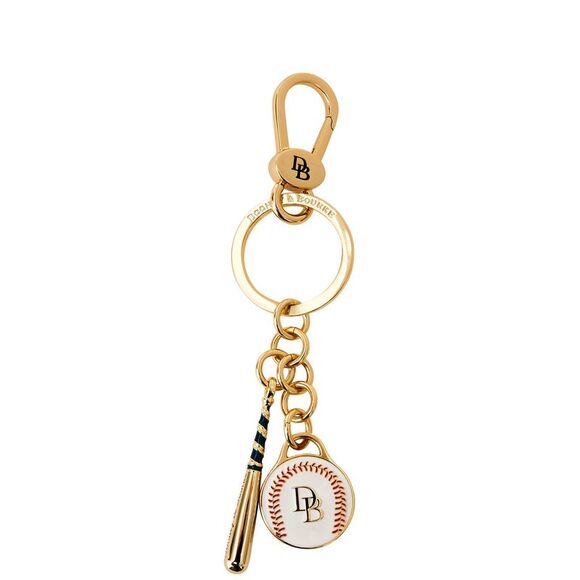 Dooney & Bourke Accessories - Dooney & Bourke Baseball Key Fob - Gold